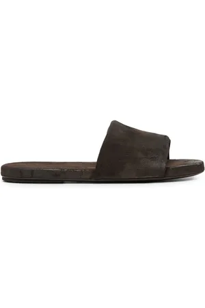 MARSÈLL Suede flat slides