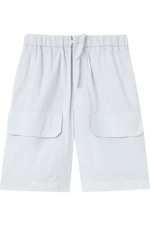 Jil Sander Striped knee-length bermuda shorts