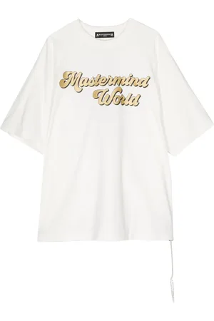 MASTERMIND Glitter Skull cotton T-shirt
