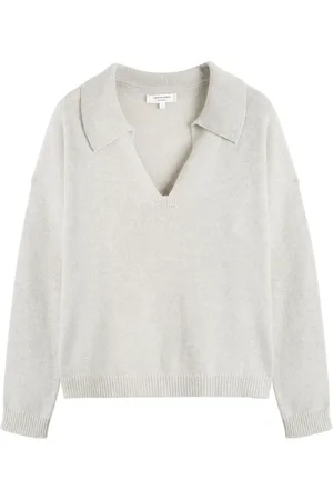Chinti & Parker Spread-collar cashmere jumper