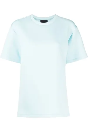 Cynthia Rowley Drop-shoulder short-sleeved T-shirt
