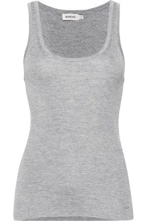 Simkhai Logo plaque tank top