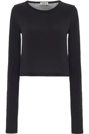 ÉTERNE Crew-neck long-sleeved top