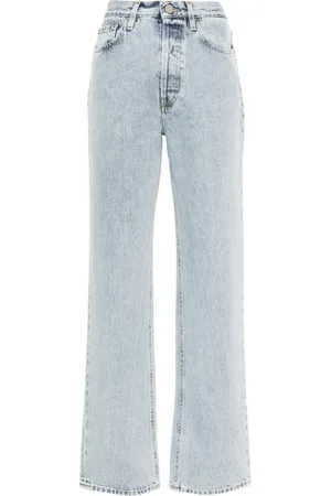 Totême Logo-patch cotton jeans
