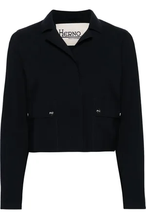 HERNO Press-stud cropped jacket
