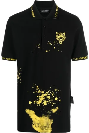 Philipp Plein Paint splatter-print polo shirt