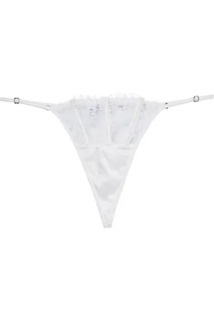 FLEUR DU MAL Frankie lace thong