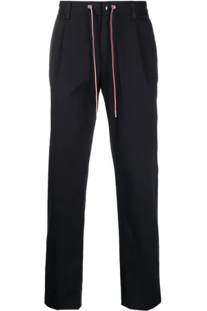 Moncler Drawstring-waist straight-leg trousers