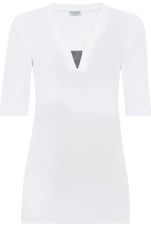 Brunello Cucinelli Monili chain-embellished T-shirt