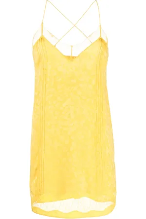 Zadig & Voltaire Lace-trim silk-jacquard minidress