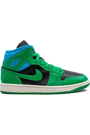 Jordan Air 1 Mid "Lucky Green Aquatone" sneakers