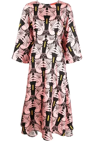 La DoubleJ Sorella printed silk dress