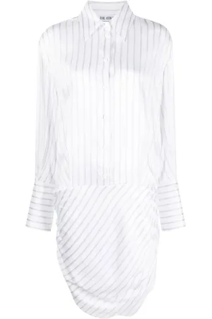 The Attico Hatty striped shirtdress