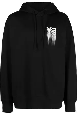 Y-3 Logo-print cotton hoodie