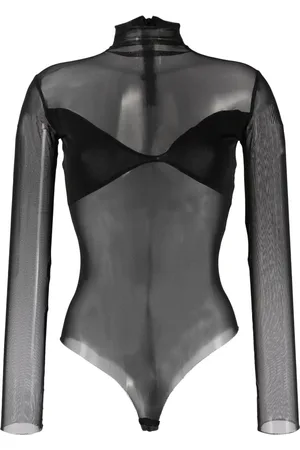 Atu Body Couture Panelled mesh bodysuit