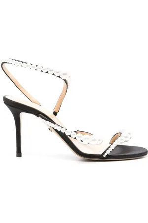 Mach & Mach 80mm faux-pearl sandals