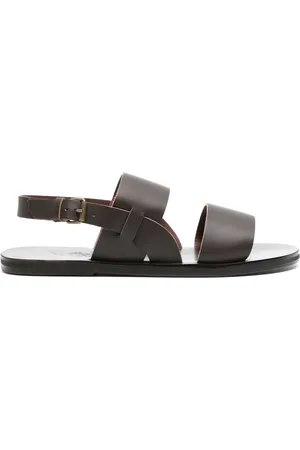 Ancient Greek Sandals Irodotos flat leather sandals