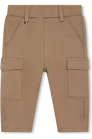 HUGO BOSS Tapered jersey cargo trousers