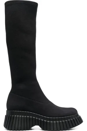 Camper 70mm knitted platform boots