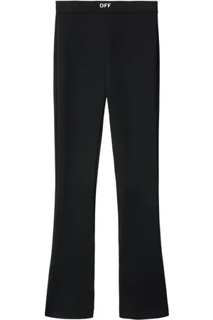 OFF-WHITE Split-hem flared leggings