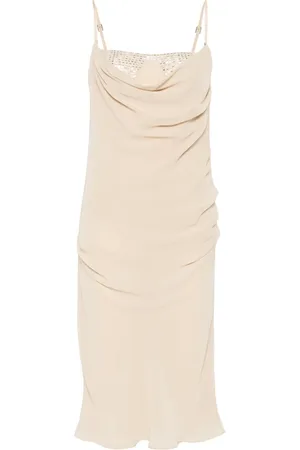 The Attico Draped midi dress
