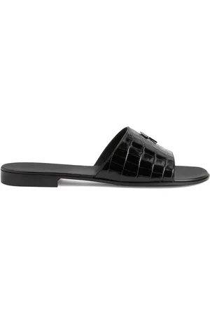 Giuseppe Zanotti Darrin Flash logo-plaque slides