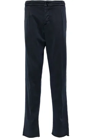 Kiton Pleated tapered-leg trousers