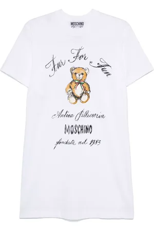 Moschino Teddy-Bear-print mini dress