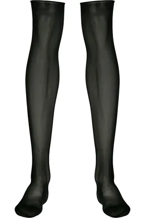 MAISON CLOSE Sheer knee length stockings