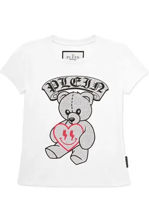 Philipp Plein Teddy Bear-studded T-shirt
