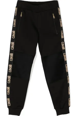Roberto Cavalli Logo-stripe track pants