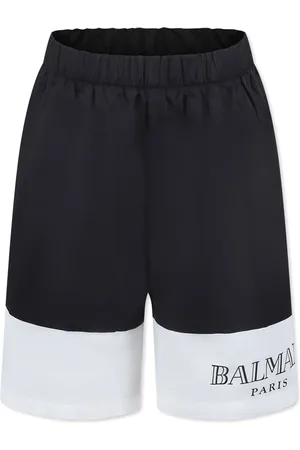 Balmain Logo-print swim shorts