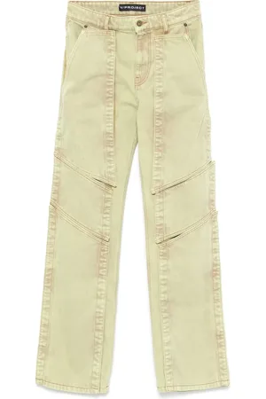 Y / PROJECT Panelled straight jeans