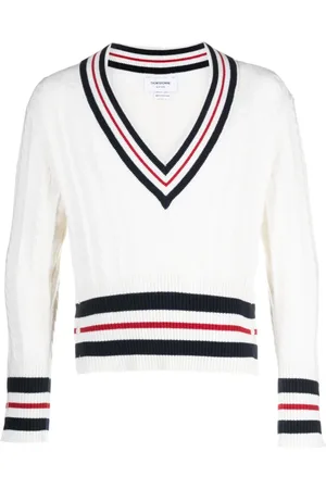 Thom Browne Cable-knit cashmere jumper