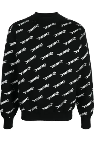 AMBUSH Logo-intarsia crew-neck jumper