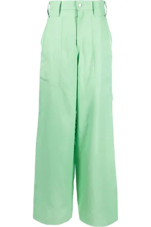 Stella McCartney High-waisted wide-leg trousers