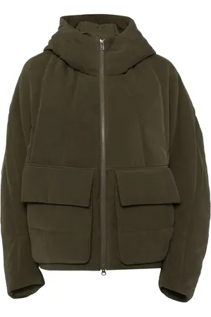 GOEN.J Quilted hood puffer jacket