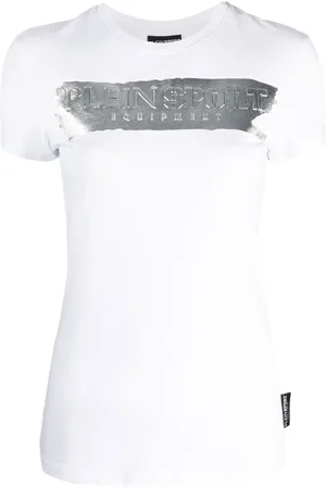 Philipp Plein Metallic logo-print T-shirt