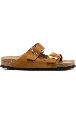 Birkenstock Arizona SFB calf-suede sandals