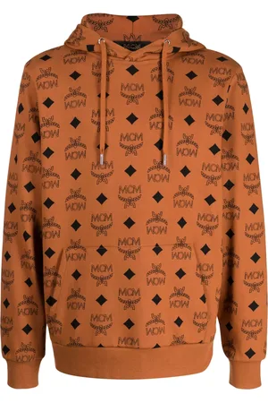MCM Monogram-pattern cotton hoodie