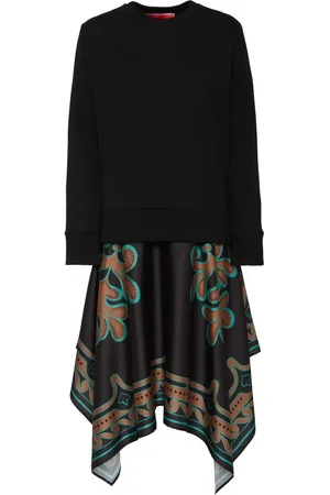 La DoubleJ Sporty Foulard midi dress