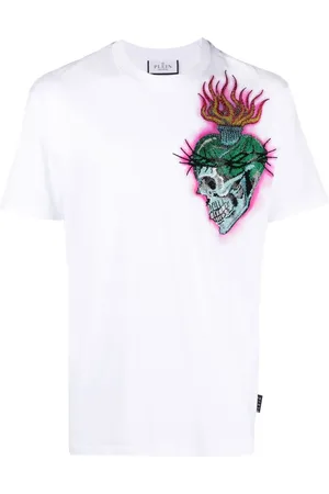 Philipp Plein Tattoo-print detail T-shirt