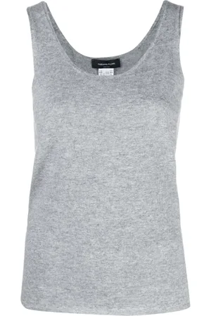 Fabiana Filippi Scoop-neck knitted tank top