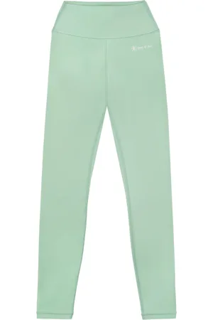Sporty & Rich Runner Script logo-print leggings