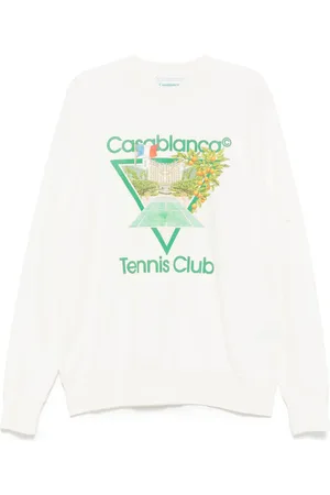 Casablanca Tennis Club Icon printed sweatshirt