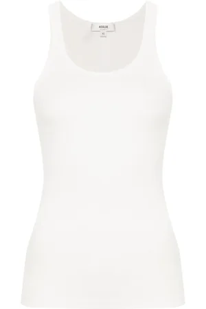 AGOLDE Sleeveless ribbed-knit top