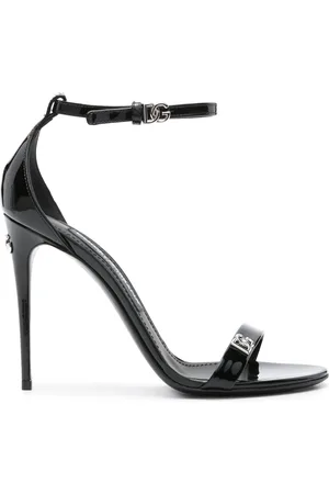 Dolce & Gabbana Logo-plaque patent sandals