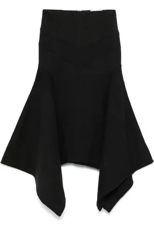 The Attico Panelled midi skirt