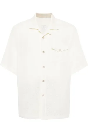 ELEVENTY Short-sleeve pointelle-knit shirt