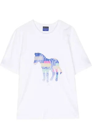 Paul Smith Zebra-print cotton T-shirt